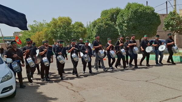 سوگواری روز عاشورا در شهر کهک قم