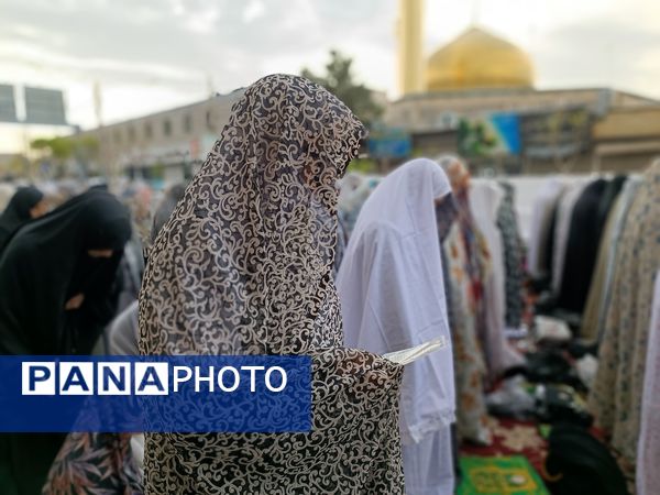 نماز عید فطر در مصلی شهرستان قدس