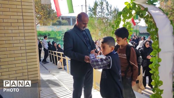 جشن روز اول مهر در مدرسه پسرانه شهدای فرهنگی شیروان