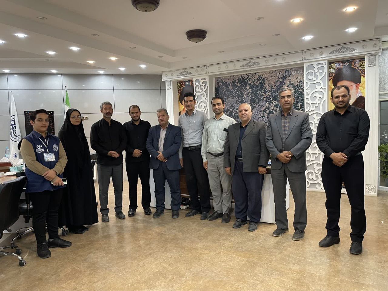 جلسه شورای اسلامی و تقدیر از خبرنگاران شهرستان خلیل آباد