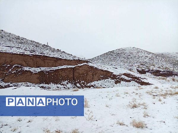 بارش برف بهاری در کوهسرخ