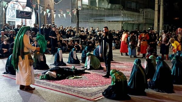تعزیه‌خوانی در مسجد الهادی اهواز