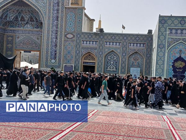 عزاداری زائران حضرت رضا (ع) 