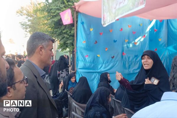 خیابان‌های لردگان، غرق در نور غدیر
