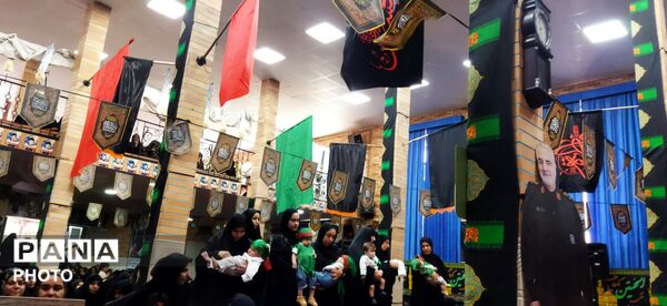 طنین لای‌لای مادران یکن‌آباد در سوگ کوچک‌ترین سرباز کربلا