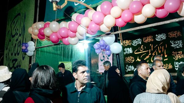 موکب های پذیرایی در جشن خیابانی مهر علوی کاشمر