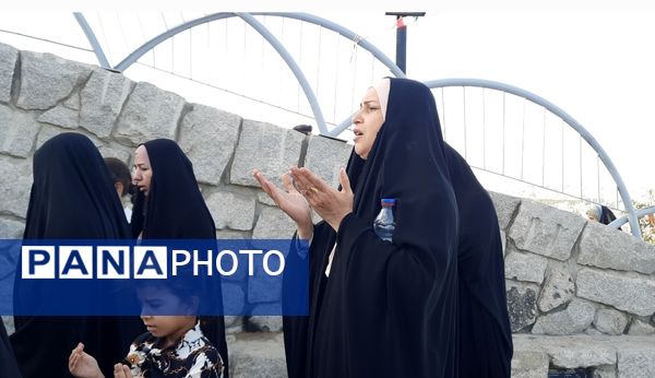 مراسم عطر افشانی مزار شهدای گمنام حبل نور کوهسنگی مشهد مقدس