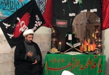 مدرسه هدی۱ میزبان مراسم عزاداری حضرت فاطمه‌ زهرا(س)