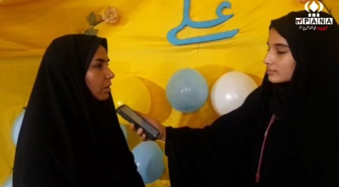  مراسم اعتکاف با حضور پرشور دانش‌آموزان در مسجد قبا ویلاشهر در نجف‌آباد