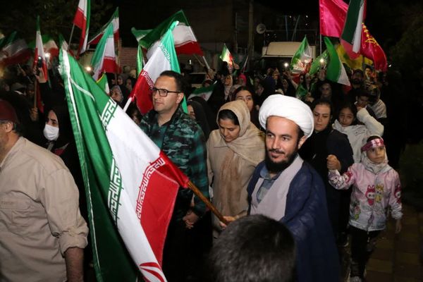 راهپیمایی شب پنجاهم مردم غیور محمدشهر کرج