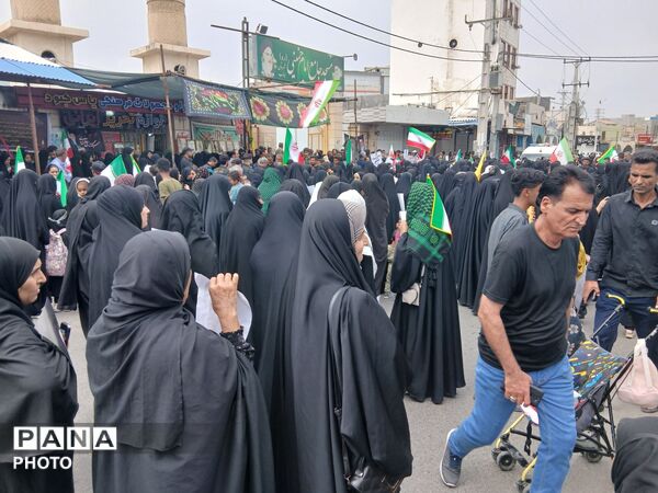 میناب در روز قدس؛ فریاد همبستگی و استکبار ستیزی در شهر مقاومت و ایثار