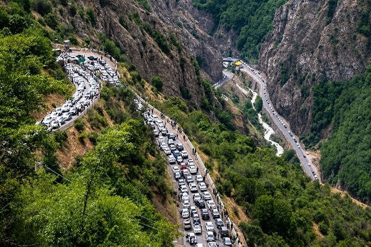 جاده چالوس بطور موقت مسدود می شود