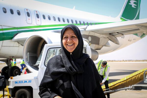 اعزام مسافران اربعینی از فرودگاه شهید بهشتی اصفهان به نجف اشرف