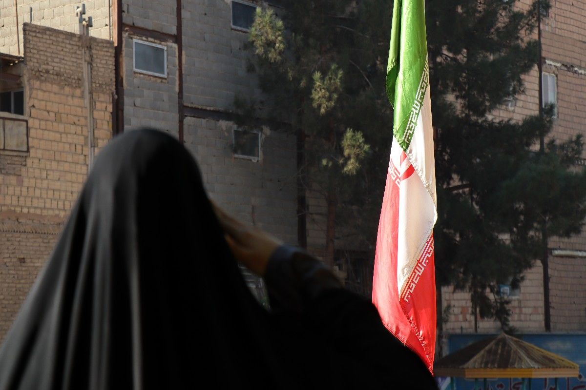 صبحگاه مدرسه شیخ مفید پاکدشت