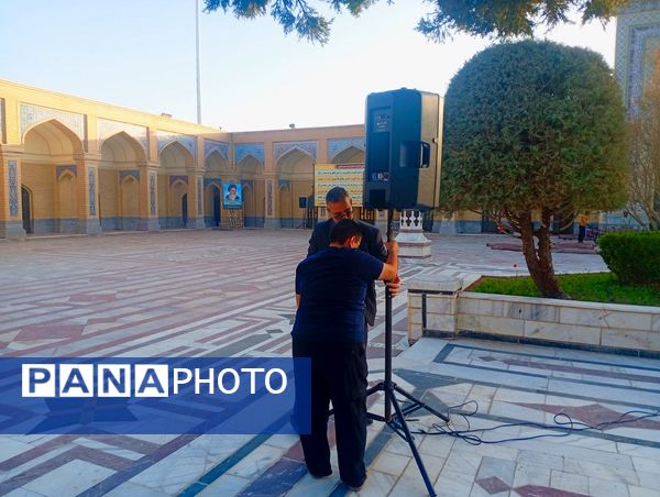 آماده سازی زیارتگاه شهید مدرس برای نماز عید سعید فطر