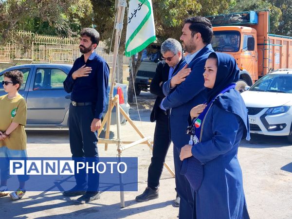 برپایی موکب سازمان دانش‌آموزی در شهرستان سملقان