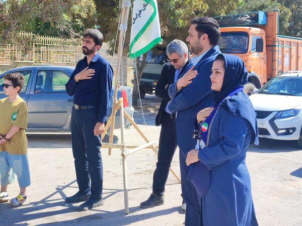 برپایی موکب سازمان دانش‌آموزی در شهرستان سملقان