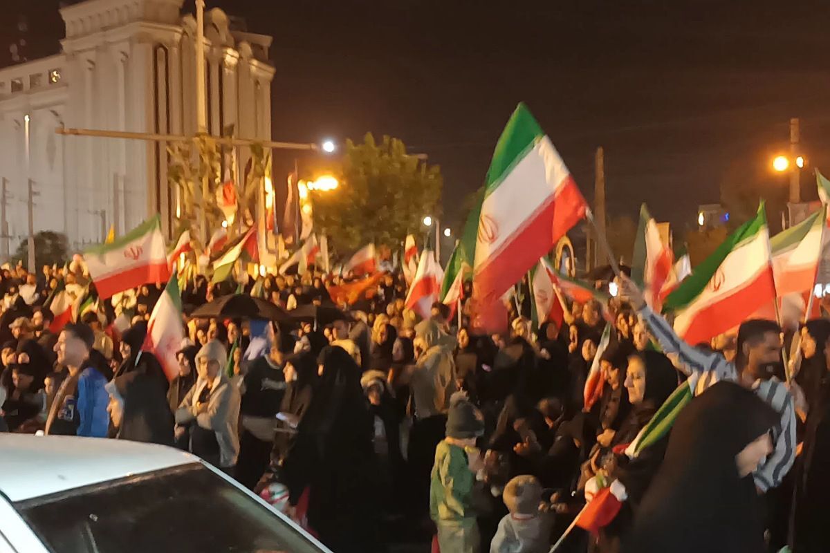 تجمعات‌ شبانه ضد صهیونیستی در میدان امام خمینی (ره) شهرستان قرچک