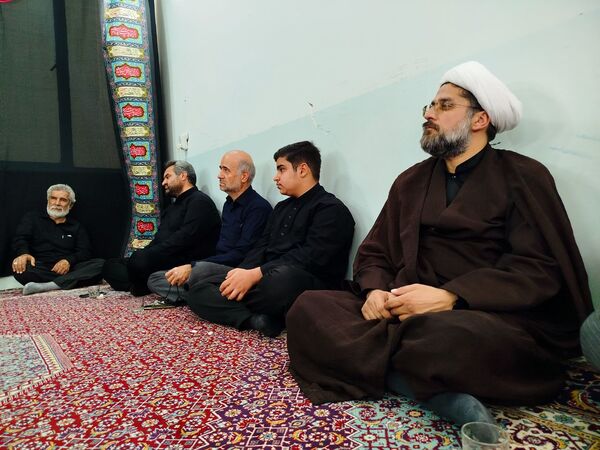 مجلس عزای حسینی در حوزه علمیه امام صادق (ع) کاشمر