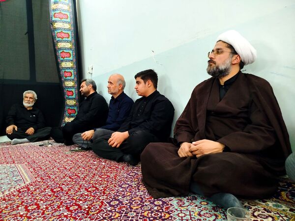 مجلس عزای حسینی در حوزه علمیه امام صادق (ع) کاشمر