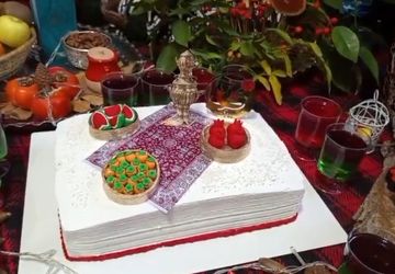 یلدایی به رنگ انار و به شیرینی هندوانه در معمولان