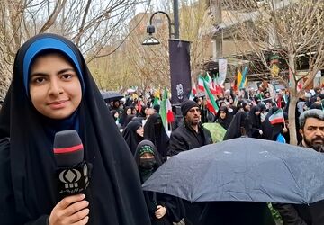 خروش مردم غیور و انقلابی قم در راهپیمایی روز جهانی قدس