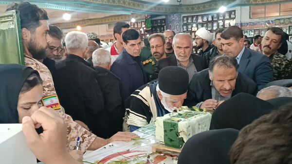 عطر حضور شهید گمنام در نماز جمعه فارسان