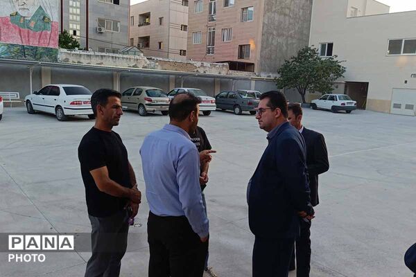 بازدید مدیران کل آموزش و پرورش و نوسازی مدارس از دبیرستان سبز فردوسی بجنورد