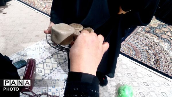مراسم عزاداری دختران نوجوان در هیئت بنات الزهرا نظرآباد