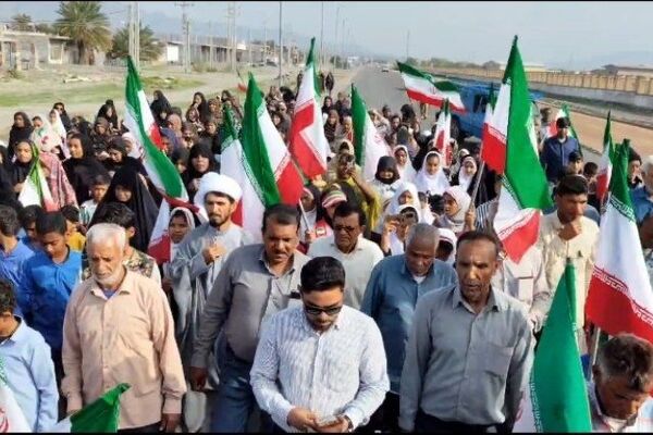 راهپیمایی ۲۲ بهمن ماه در دهستان‌های آبنما و خراجی رودان