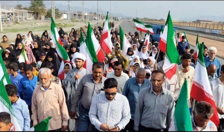 راهپیمایی ۲۲ بهمن ماه در دهستان‌های آبنما و خراجی رودان