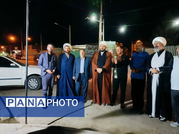 موکب علی اصغری فدافن میزبان امام جمعه کاشمر 