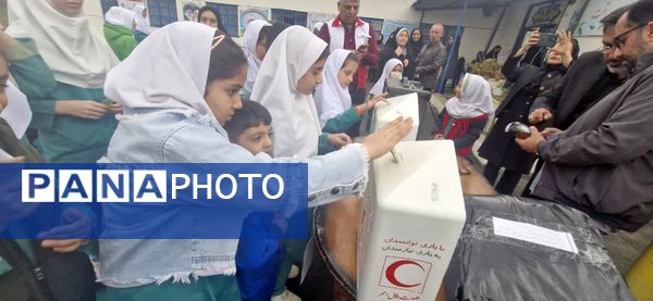 همدلی دانش‌آموزان محمودآبادی با کودکان غزه