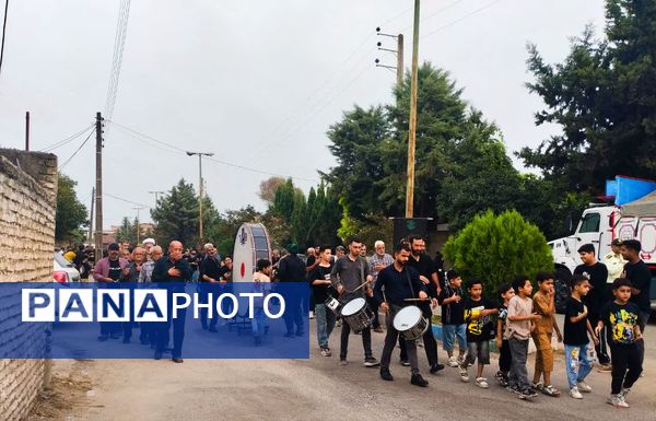 پیاده‌روی جاماندگان اربعین در میاندورود 