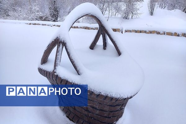برف بارید و خدا پاکی خود را به شهر زیبایی بار هدیه کرد