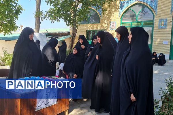 برگزاری رزمایش سراسری بسیجیان در پایگاه مسجد جامع آبسرد