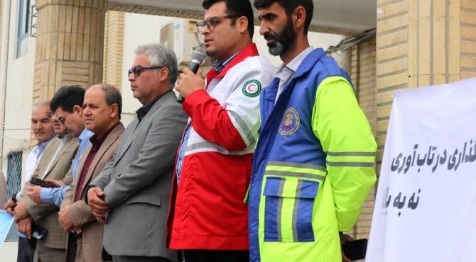 به مناسبت هفته کاهش بلاهای طبیعی در بندر ترکمن