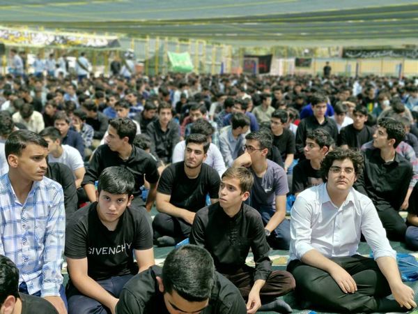 مراسم اربعین حسینی در دبیرستان ماندگار البرز