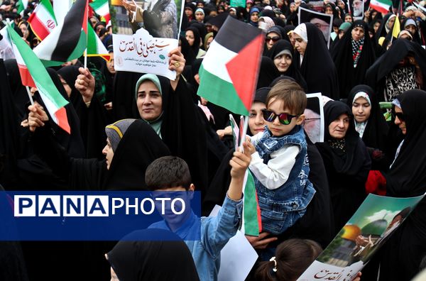 راهپیمایی روز قدس در زنجان 