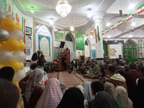 جشن نیمه شعبان در مسجد جامع شهر کندر