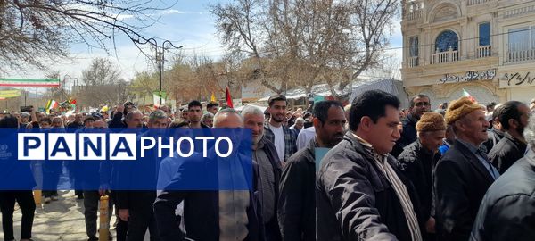 حضور پرشور مردم شهرستان سملقان در راهپیمایی روز قدس