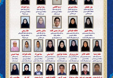 افتخارآفرینی پژوهشگران کوچک و جوان کهریزک در جشنواره شهید کاظمی آشتیانی