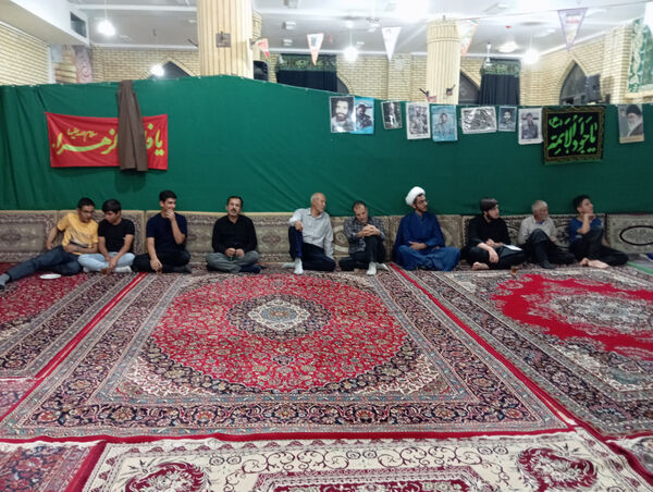 مراسم عزاداری شهادت امام محمد باقر(ع) در شهر جعفریه قم 