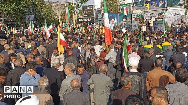  همبستگی مردمی در رزمایش جان فدا درکوهدشت