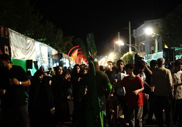 خیابان اربعین گرگان روایت دلتنگی دلدادگان حسین