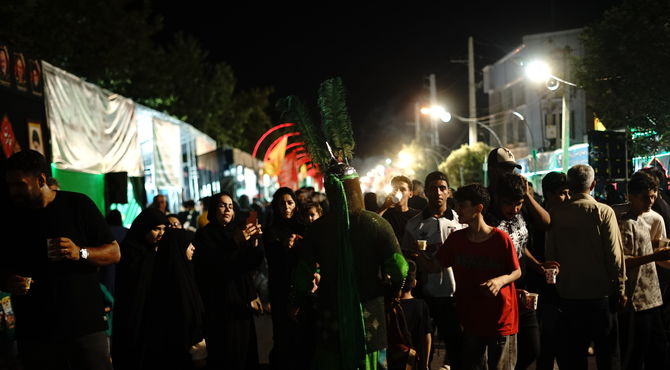 خیابان اربعین گرگان روایت دلتنگی دلدادگان حسین