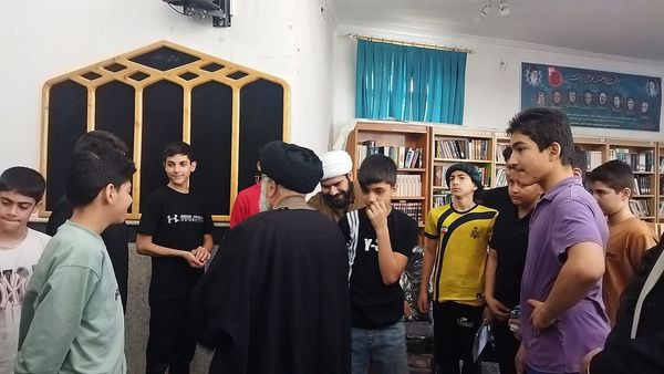 بازدید مسئولین شهرستان از اعتکاف دانش‌آموزی 