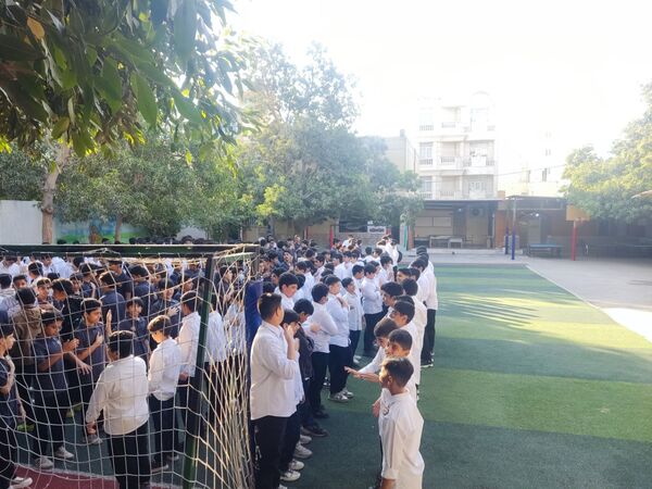 سخنرانی معنوی و مداحی ویژه فاطمیه در مدرسه جاوید
