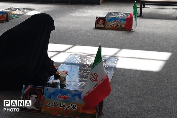 در سایه نام معلم؛ تجدید احترام به شهدای فرهنگی در گلزار مطهر شهدا شهر بن