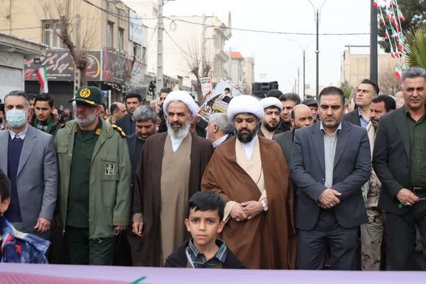 حماسه حضور مردم غیور باقرشهر و کهریزک در راهپیمایی ۲۲بهمن